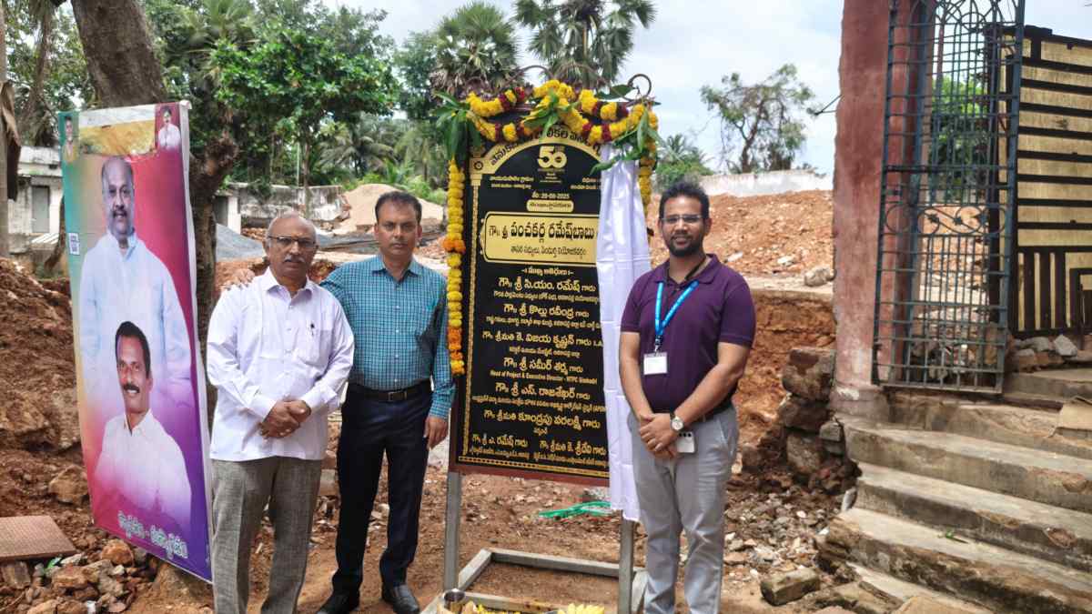 NTPC Simhadri Initiates Rs 50 Lakh Dormitory Project at BC Welfare Hostel