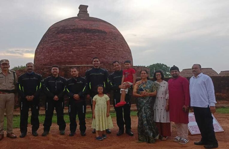 Buddha Circuit Expedition Connects Himalayas to Ocean, Reaches Vizag