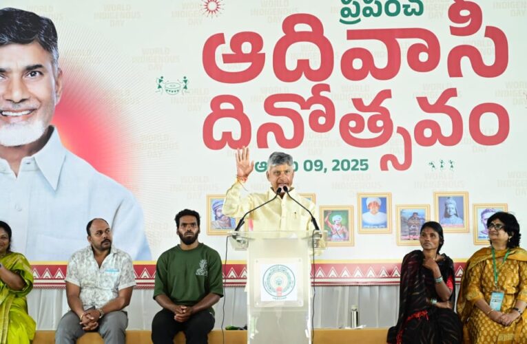Chief Minister Chandrababu Naidu Emphasizes Tribal Progress as Key to State Development