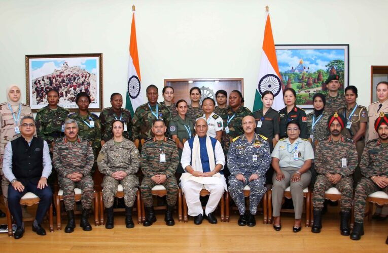 India Champions Women’s Leadership in Global Peacekeeping: Defence Minister Rajnath Singh