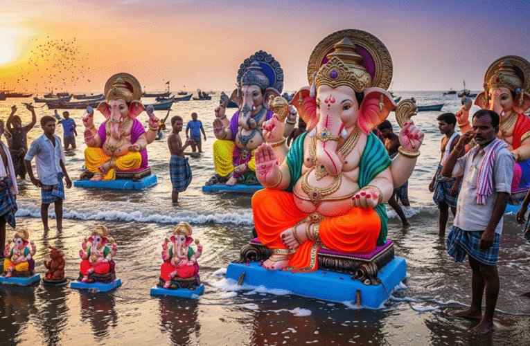 Fisherfolk raise red flag over idol immersions at Pedda Jalaripeta in Visakhapatnam