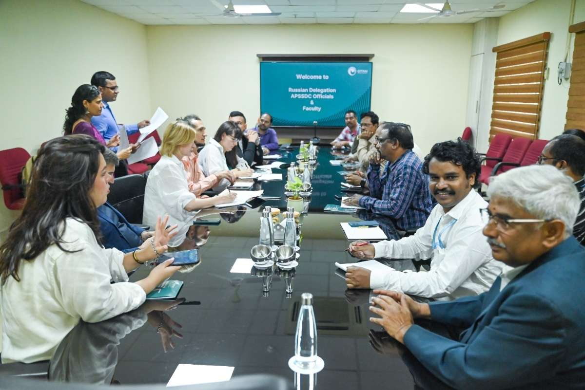 Indo-Russian team explores skill development partnerships at GITAM