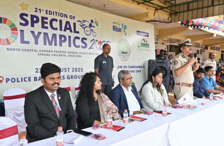 Over 900 Specially-Abled Students Compete at 21st Special Olympics in Vizag