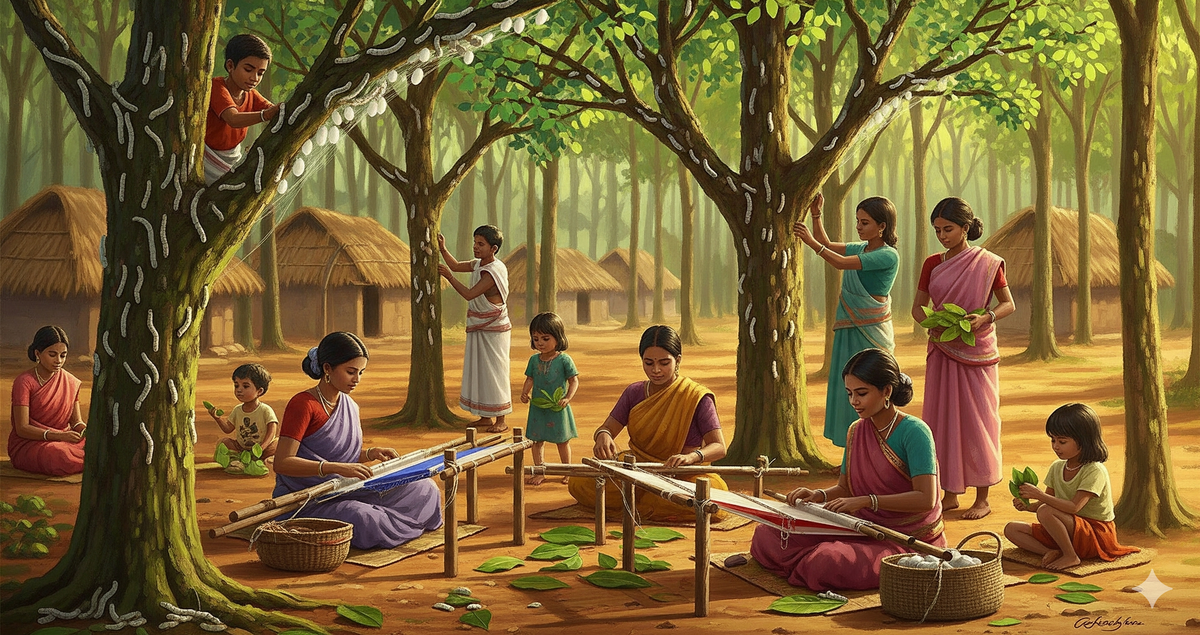 Weaving livelihoods: Tasar culture empowers tribals in ASR district