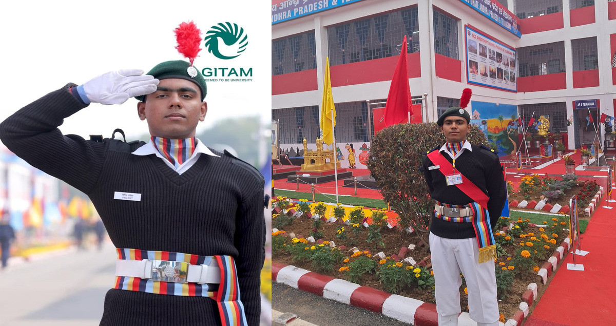 GITAM Student Selected for Indian Army Officers Training