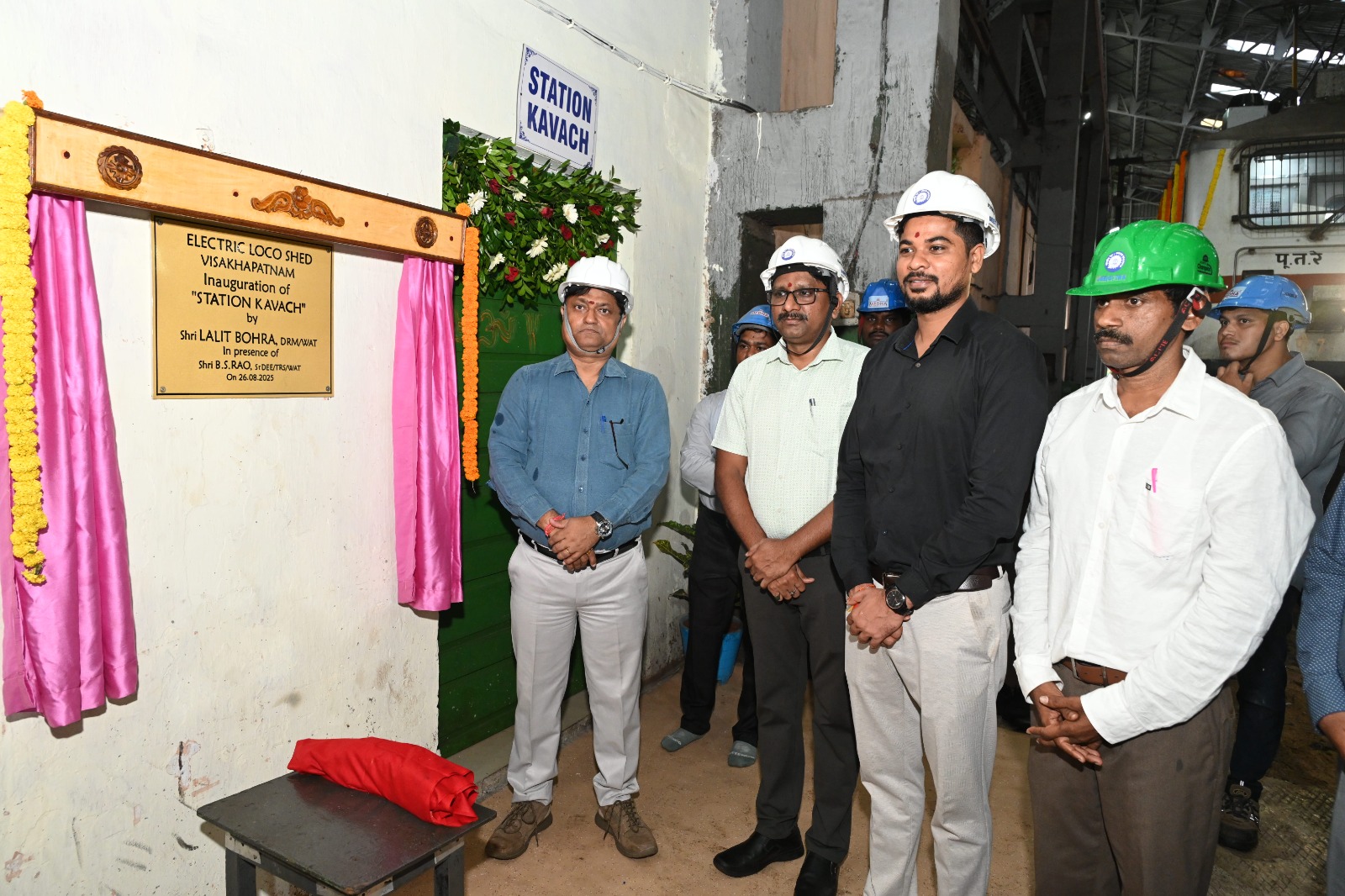 First Kavach-equipped locomotive flagged off from ELS-Visakhapatnam