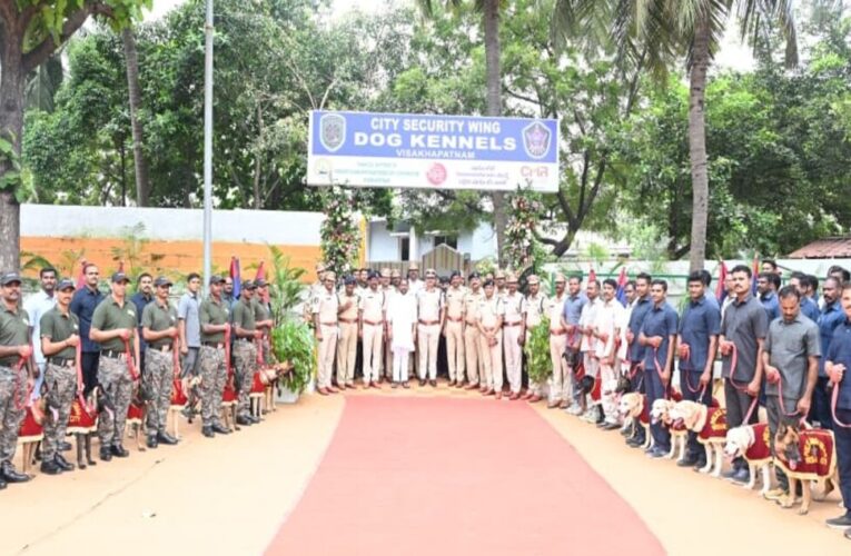 Dog squad strengthened to curb narcotics in Visakhapatnam