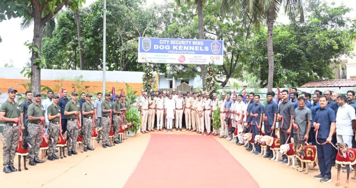 Dog squad strengthened to curb narcotics in Visakhapatnam