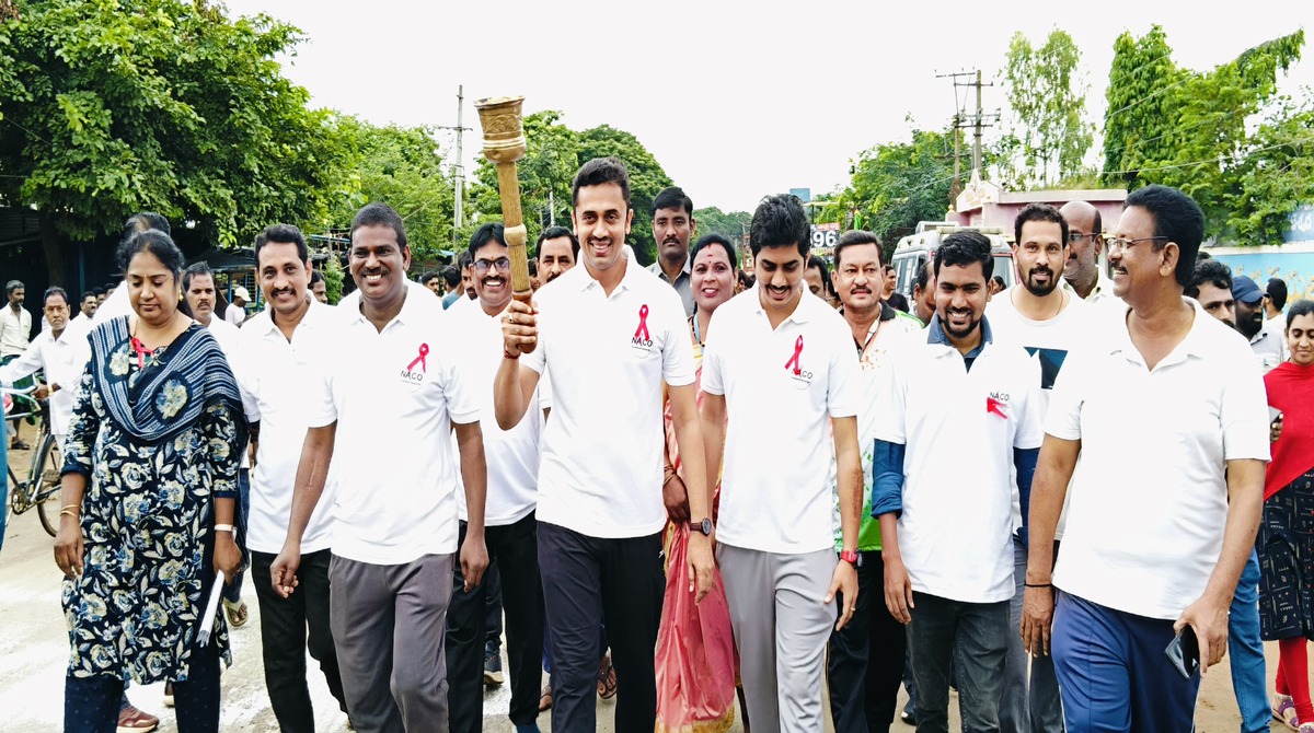 Youth Fest-2025: Awareness Marathon on HIV/AIDS Held in Parvathipuram