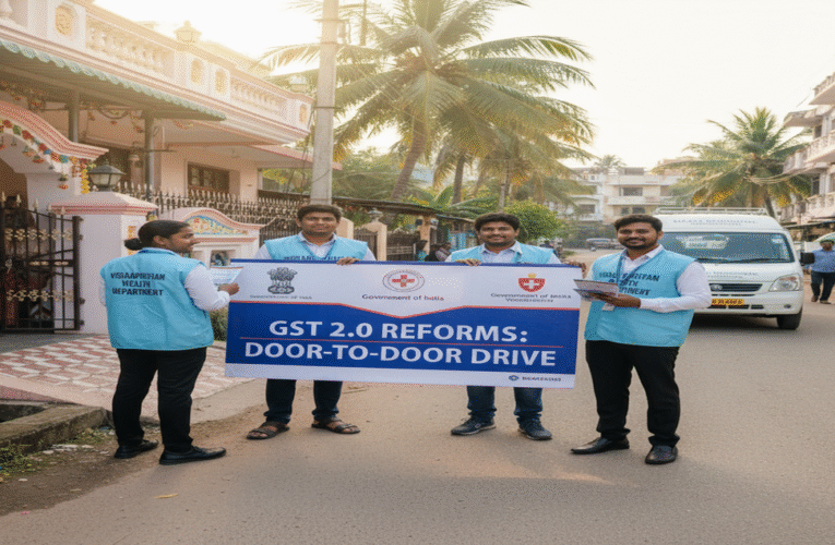 Visakhapatnam Health Department launches door-to-door drive on GST 2.0 reforms