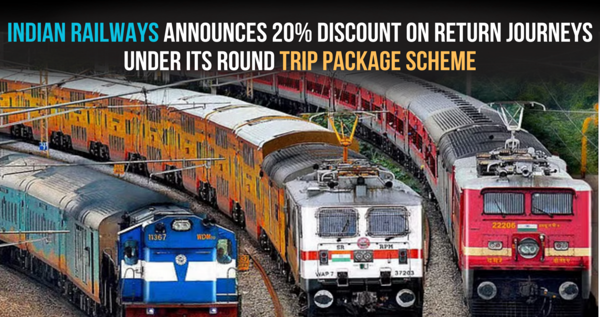 Indian Railways Launches “Round Trip Package” with 20% Discount for Festival Travel