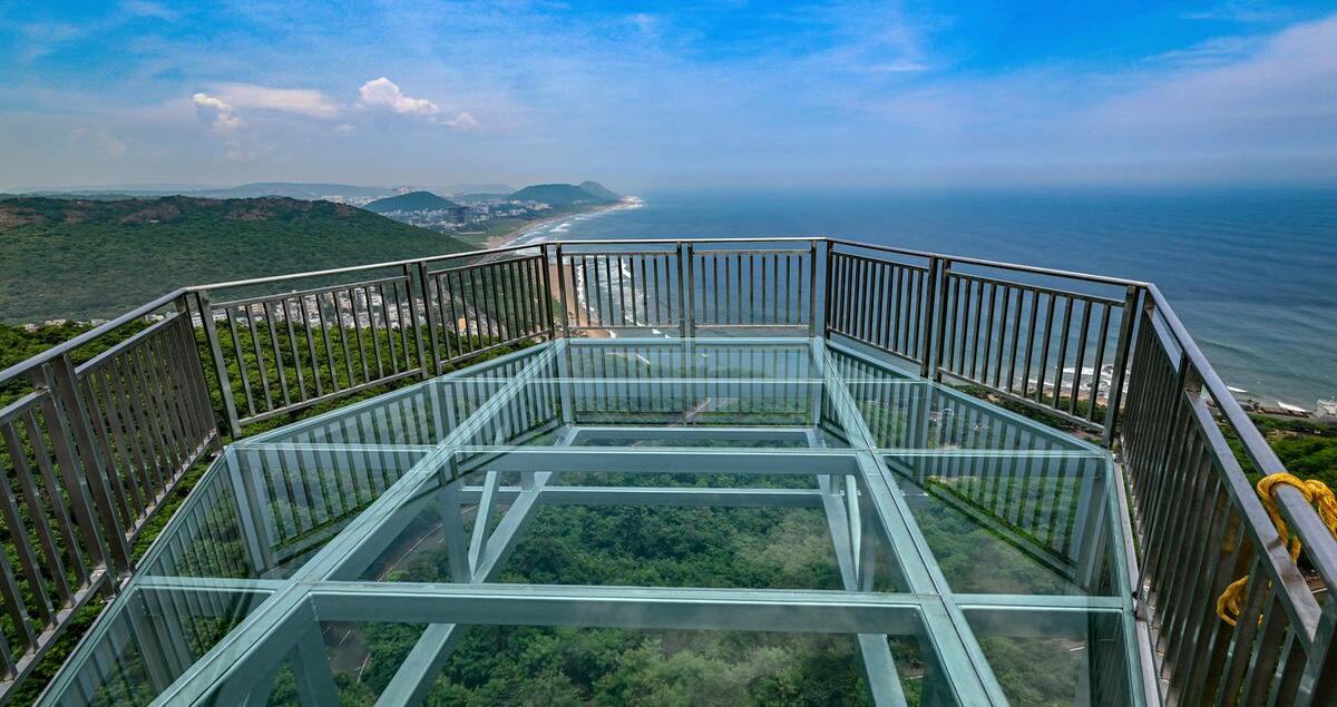 Visakhapatnam’s sky-walk glass bridge set to open soon