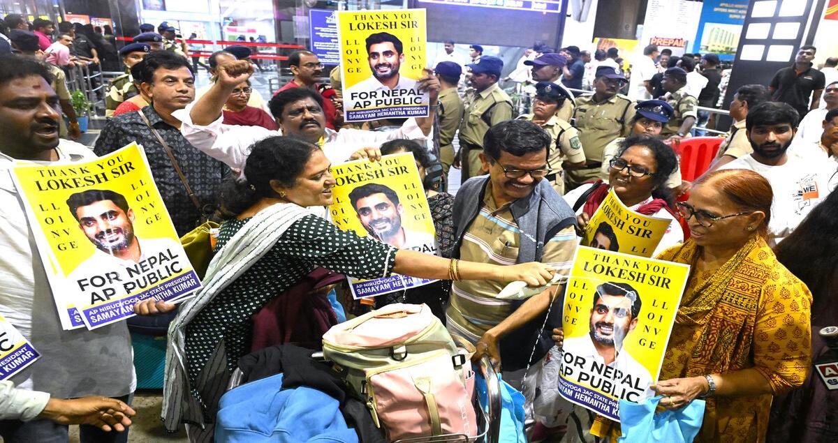 144 Telugu Citizens Flown Home from Nepal Unrest