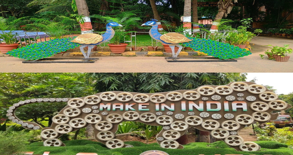 Waltair Railway Turns Scrap into Art to Promote Sustainability
