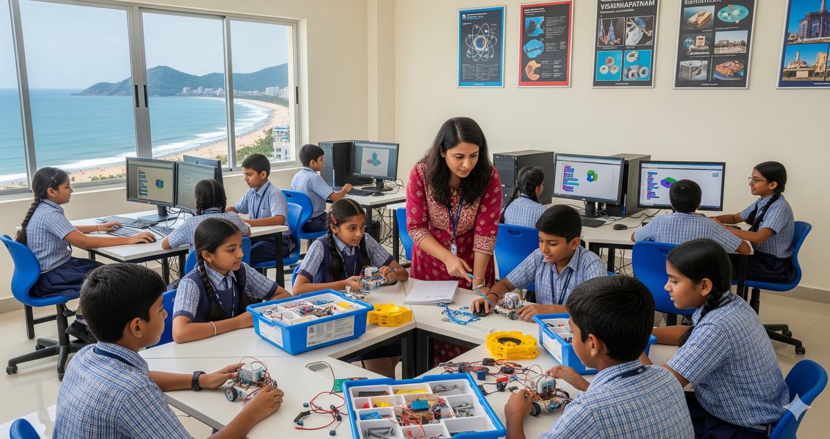 25,000 Students in Vizag Govt Schools to Benefit from New AI and STEM Labs