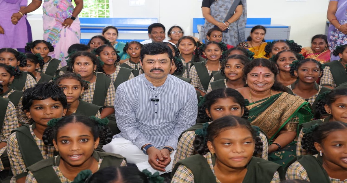 C.M. Ramesh Inaugurates 11 Smart Classrooms to Boost Girl Child Education in Anakapalli