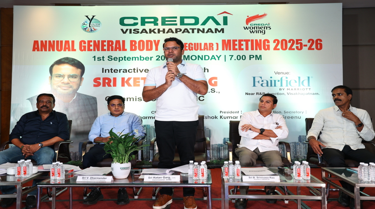 CREDAI Visakhapatnam Discusses Civic Issues; GVMC Promises Faster Solutions