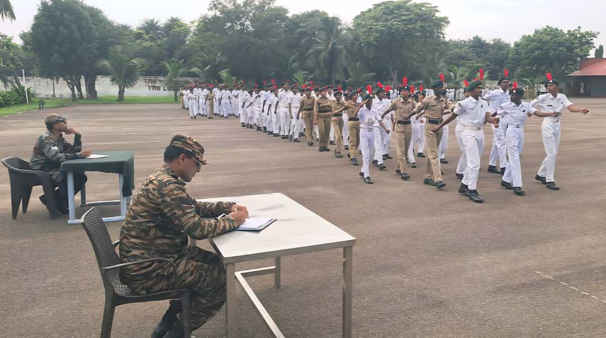  395 NCC cadets complete 10-day training camp at INS Vishwakarma
