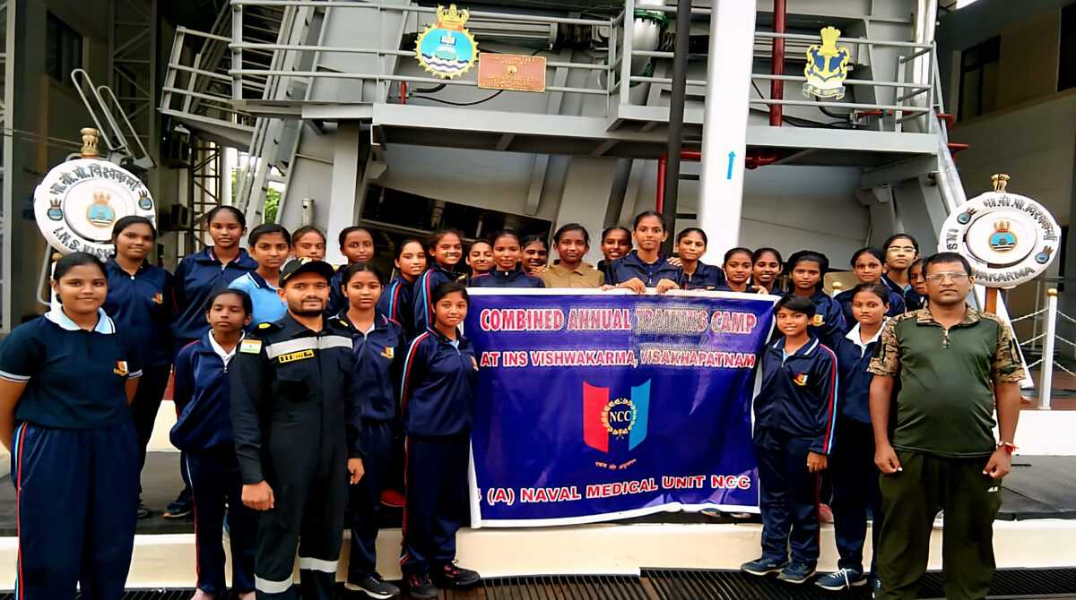 395 NCC cadets complete 10-day training camp at INS Vishwakarma