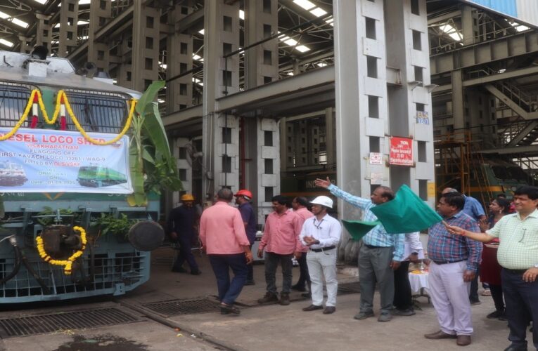 East Coast Railway Flags Off First Freight Locomotive Equipped with Indigenous KAVACH System