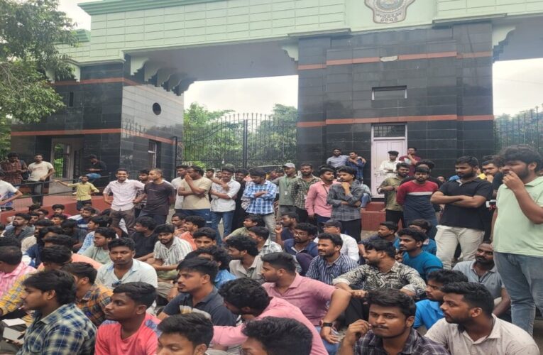 Death of B.Ed. Student Sparks Protests at Andhra University