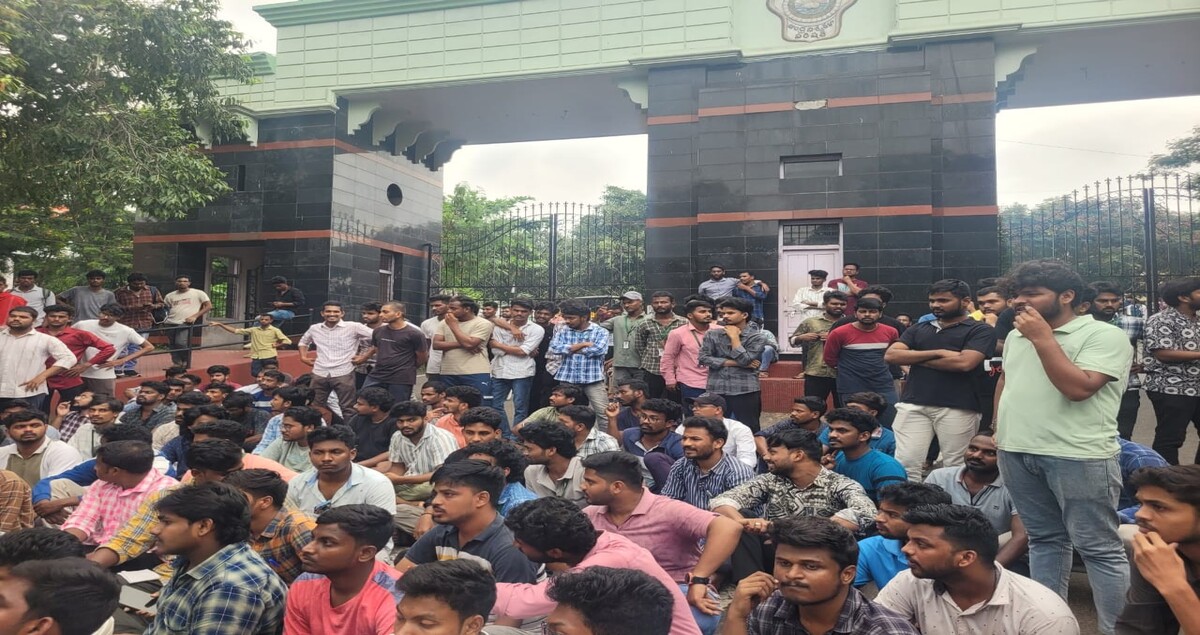Death of B.Ed. Student Sparks Protests at Andhra University