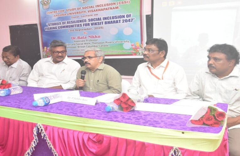 Andhra University VC Calls for Greater Social Inclusion of Fishing Communities