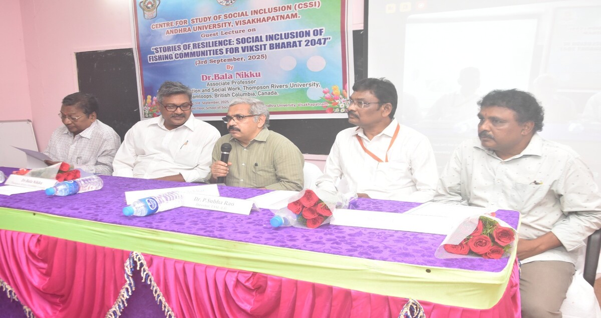Andhra University VC Calls for Greater Social Inclusion of Fishing Communities