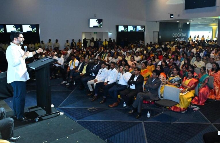 Lokesh urges Telugu diaspora in Australia to support Andhra Pradesh’s growth