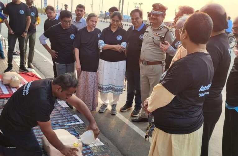 Awareness Walk and CPR Demo Held in Visakhapatnam
