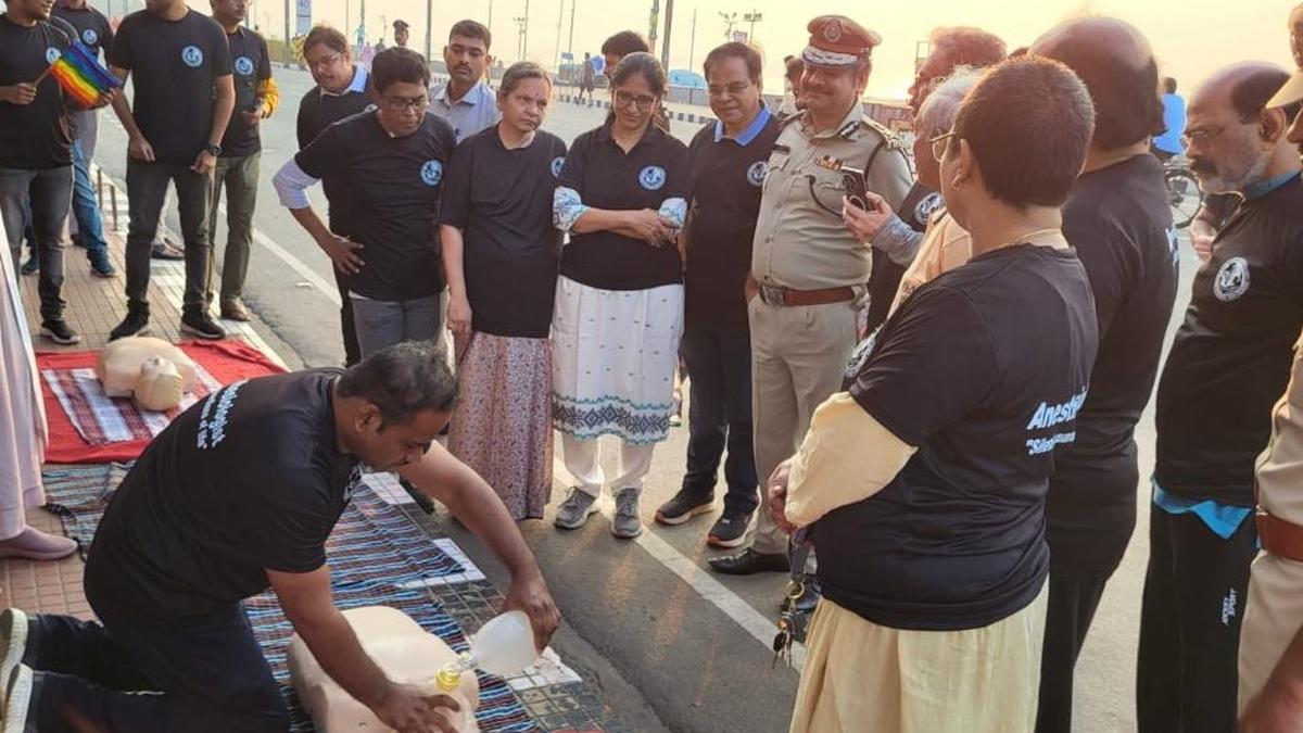 Awareness Walk and CPR Demo Held in Visakhapatnam