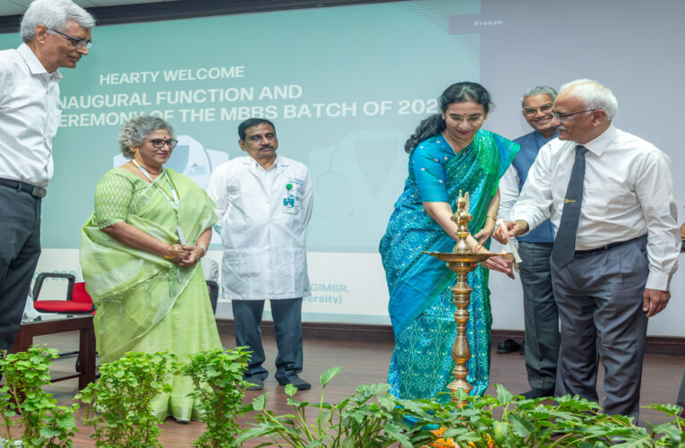 GIMSR Welcomes 2025 MBBS Batch at White Coat Ceremony