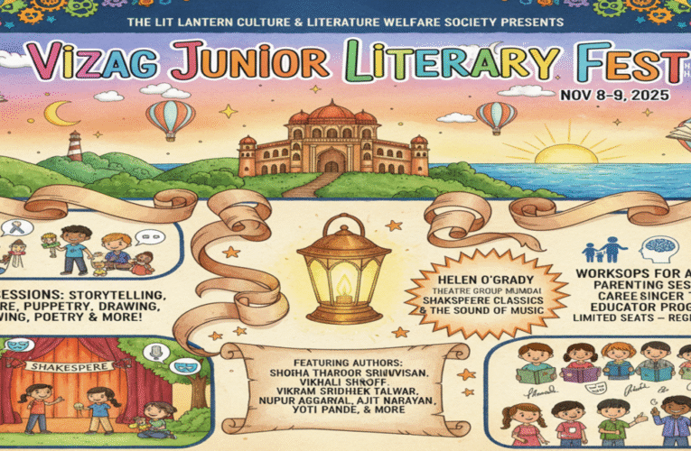 Vizag Gears Up for Two-Day Literary Fest Celebrating Young Minds and Stories