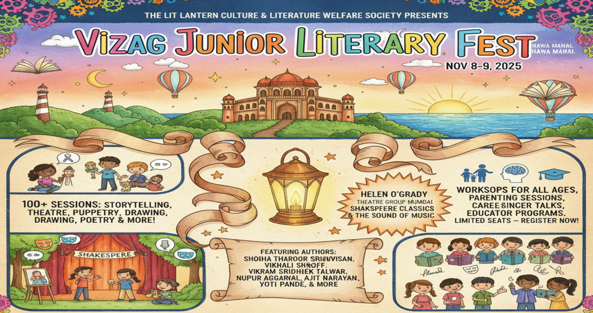 Vizag Gears Up for Two-Day Literary Fest Celebrating Young Minds and Stories