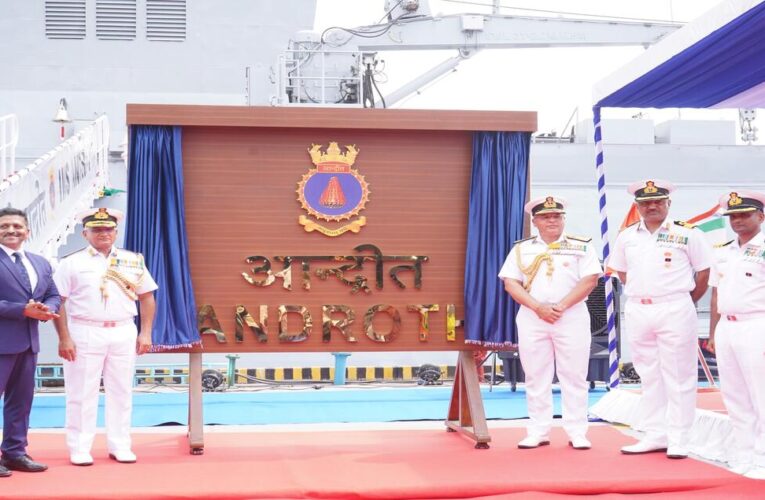 INS Androth Commissioned, Strengthening India’s Coastal Defence