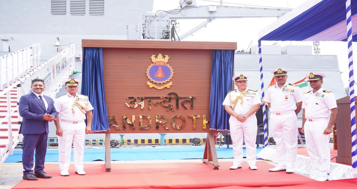 INS Androth Commissioned, Strengthening India’s Coastal Defence
