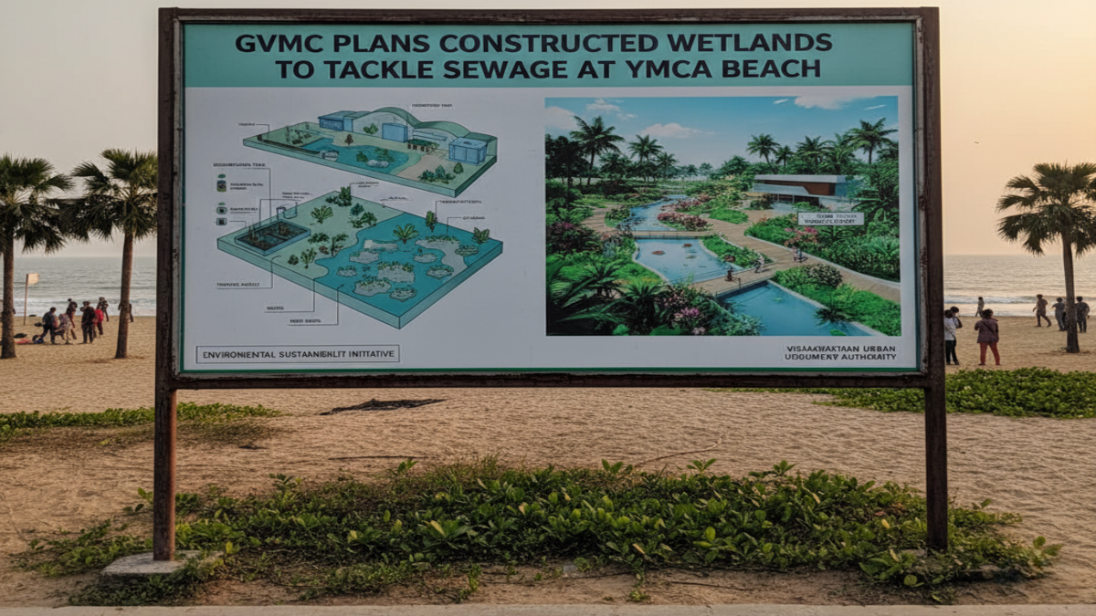 GVMC plans constructed wetlands to tackle sewage at YMCA Beach