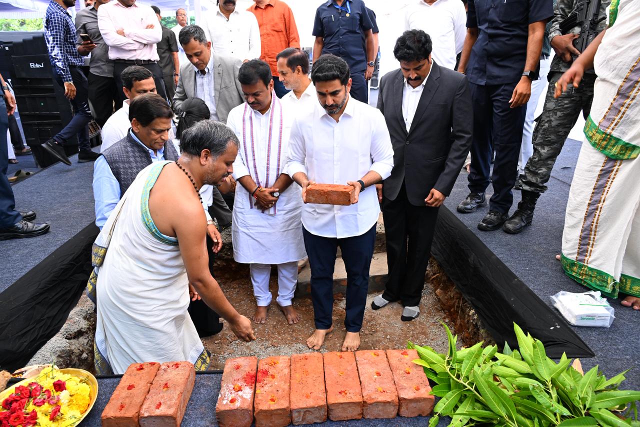 Nara Lokesh lays foundation for Sify’s Rs 1,500 crore AI Edge Data Centre in Visakhapatnam