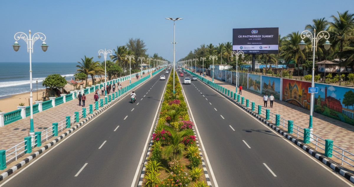 Visakhapatnam Gears Up for CII Partnership Summit with Citywide Makeover