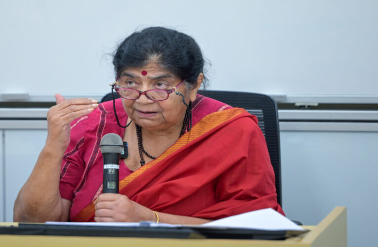 Gandhi’s Ideas Remain Relevant today, Says Prof. Mridula Mukherjee