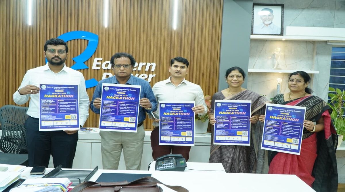 EPDCL Unveils Poster for HackAP Hackathon in Visakhapatnam