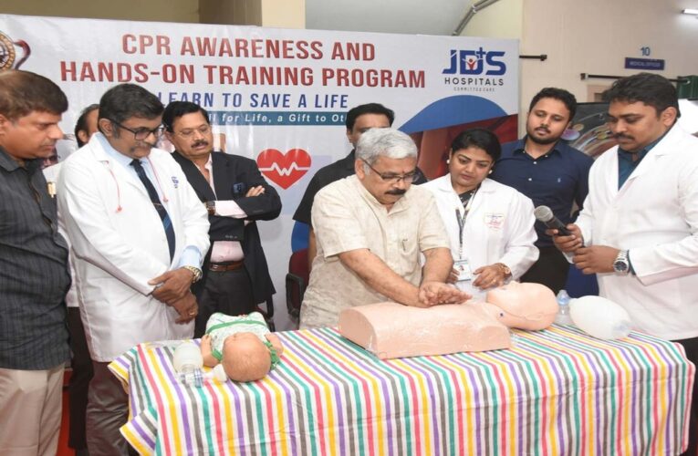 CPR Training Programme Held at Andhra University
