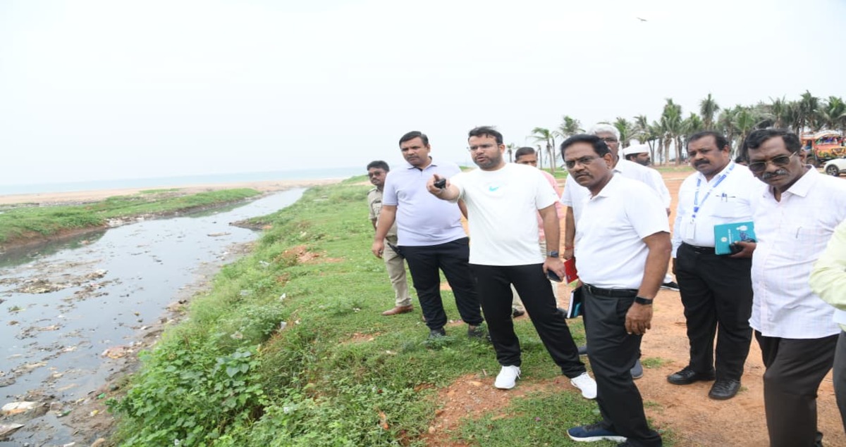 GVMC Commissioner orders action to stop sewage flow into sea