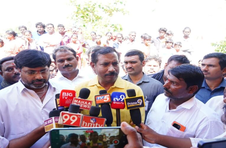 TDP Began Ration Rice Distribution Before Cyclone Montha: Palla Srinivasa Rao