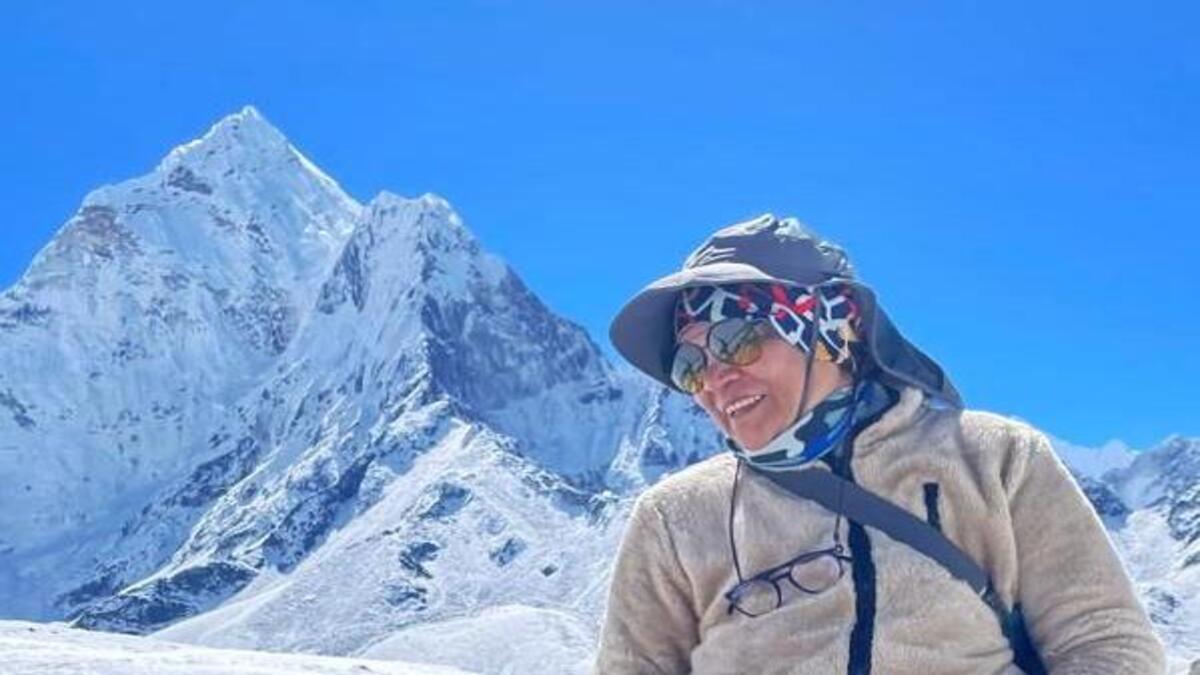 Cancer Survivor Scales Everest Base Camp