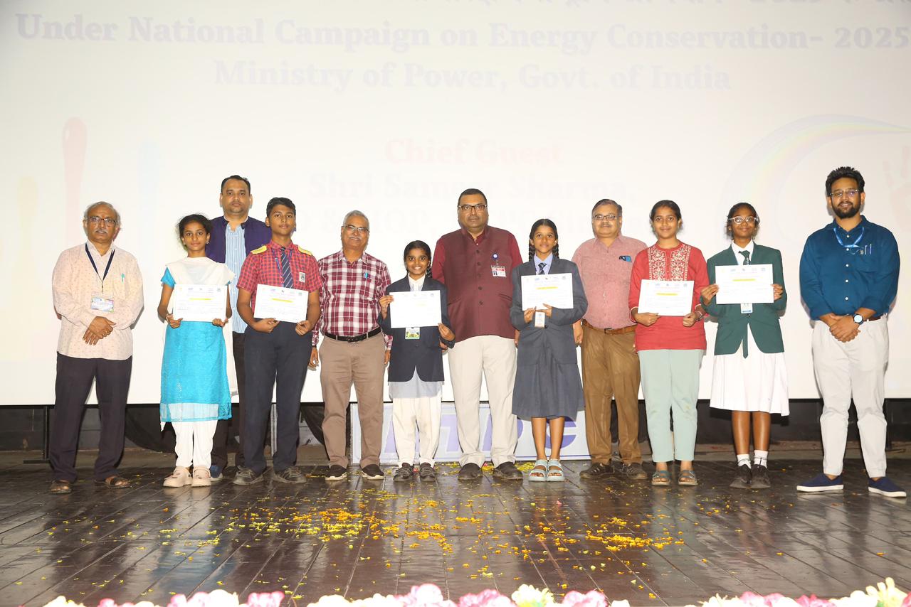 Students Shine at NTPC Simhadri State-Level Painting Competition