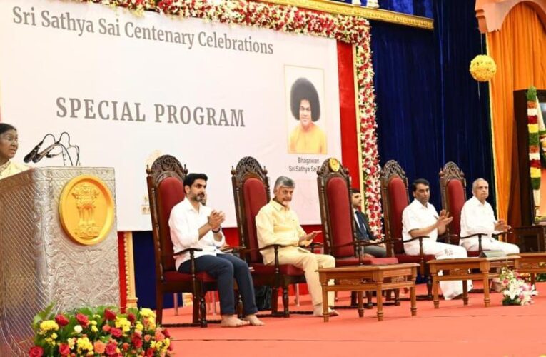 President Murmu Hails Sai Baba’s Philosophy as a Guiding Light