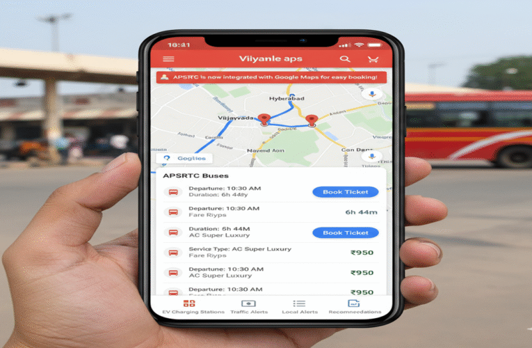 APSRTC Tickets Now Bookable via Google Maps