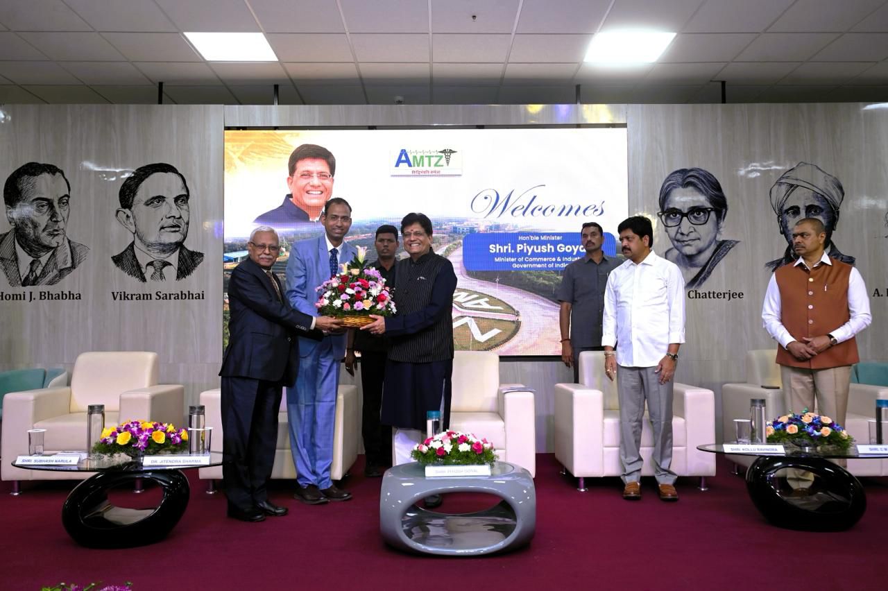 Union Minister Piyush Goyal inaugurates 3i MedTech at AMTZ