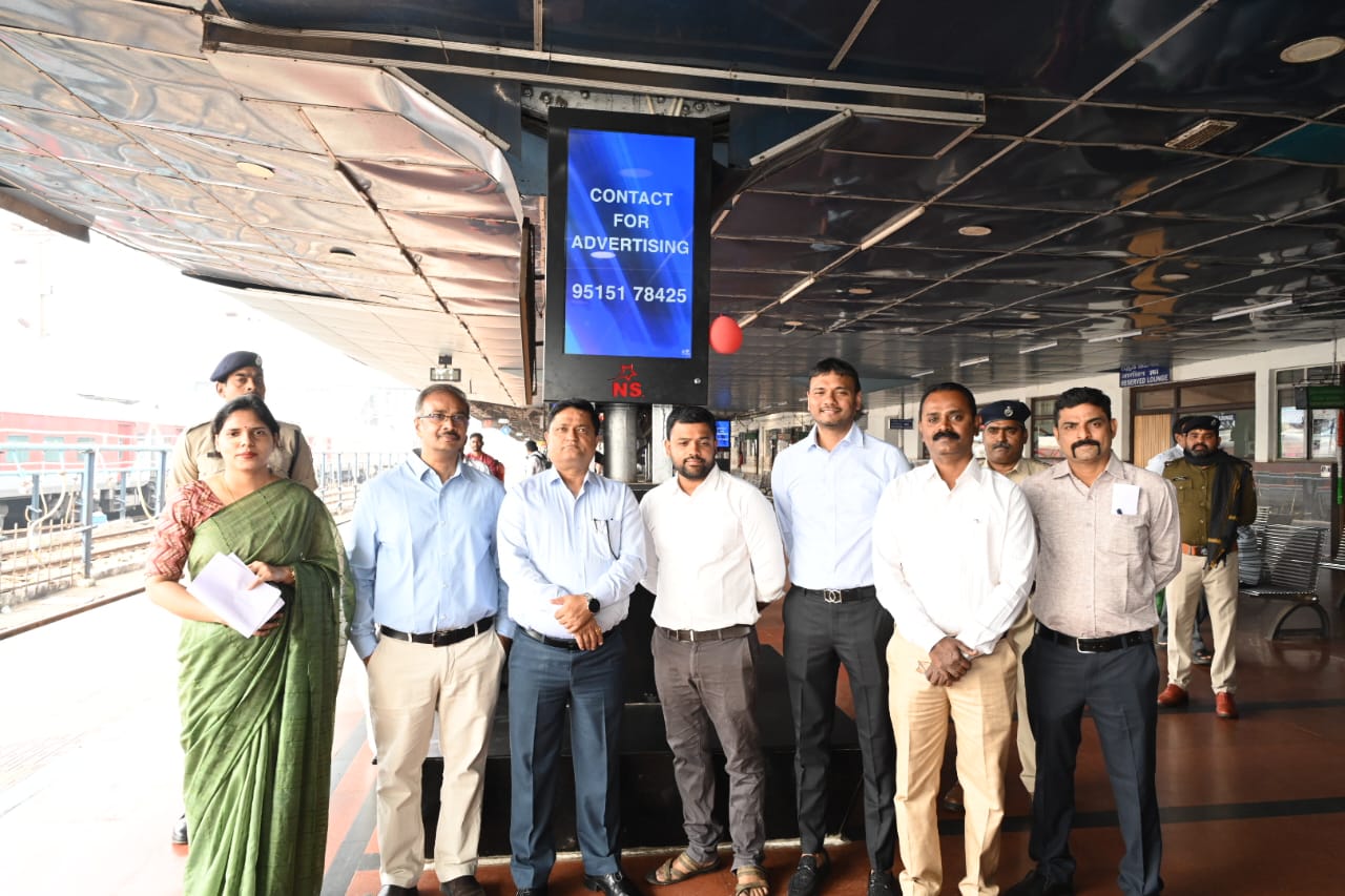 Visakhapatnam railway station gets 220 digital LED screens